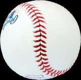 Dick Adams Autographed Official MLB Baseball Philadelphia A's "#6 Phila. A's 1947" Beckett BAS #V68350