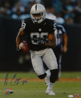 Amari Cooper Autographed Raiders 16x20 Vertical Running PF. Photo- JSA W Auth