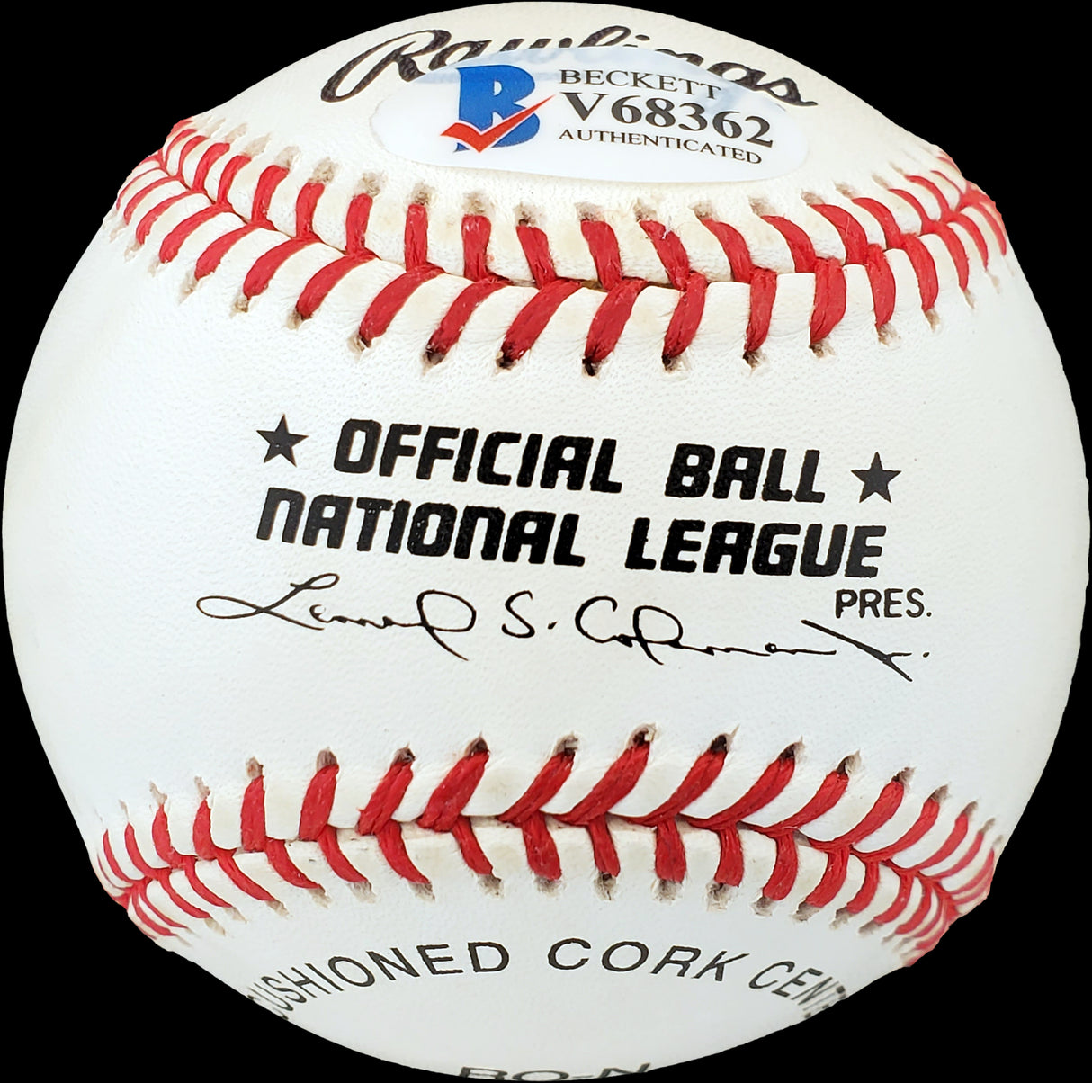 Lou Limmer Autographed Official NL Baseball Philadelphia A's Beckett BAS #V68362
