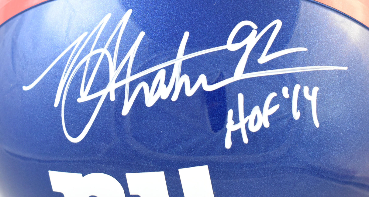 Michael Strahan Autographed New York Giants F/S Helmet w/HOF - JSA W