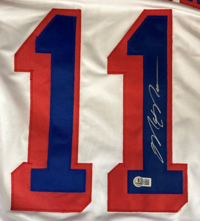 Mark Messier New York Signed White Hockey Jersey BAS