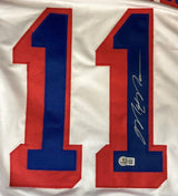 Mark Messier New York Signed White Hockey Jersey BAS