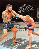 Bo Nickal Signed 8x10 MMA Punch Photo JSA ITP