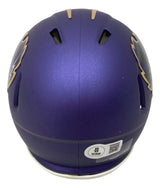Rashod Bateman Signed Baltimore Ravens Alternate Mini Speed Helmet BAS