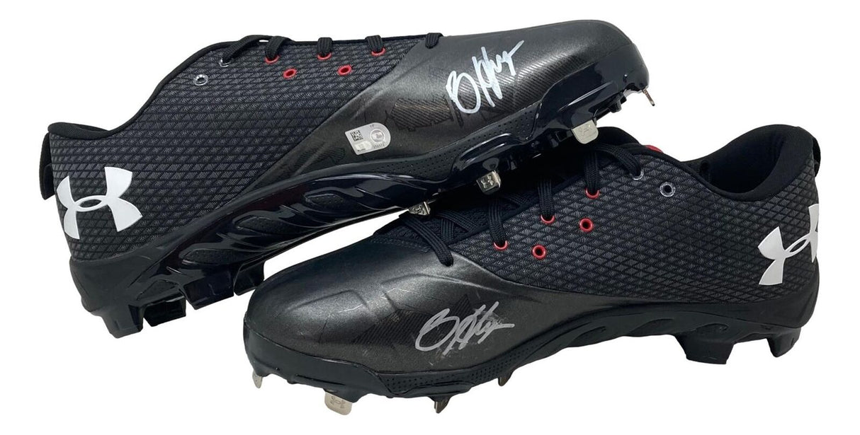 Bryce Harper Signed Pair of Game Issued Phillies UA Pair of Cleats 3 Fanatics