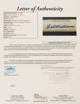 Ted Williams Boston Red Sox Signed Louisville Slugger Bat JSA ZZ11950