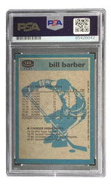 Bill Barber Signed 1981 Topps #123 Philadelphia Flyers Card PSA