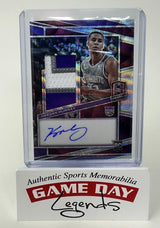 Keegan Murray Kings 2022-23 Panini Spectra RC RPA Patch Auto Card LE 6/8