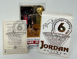 Michael Jordan Upper Deck 22Kt. Gold Leaf Bulls Photo Card - Retirement Ed. LE