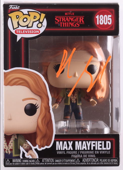 Sadie Sink Signed "Stranger Things" Max Mayfield #1805 Funko Pop! - Beckett
