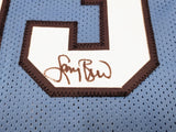 Indiana State Sycamores Larry Bird Autographed Baby Blue Jersey Beckett BAS Stock #203449