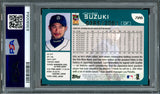 Ichiro Suzuki Autographed 2001 Topps Gold Rookie Card #726 Seattle Mariners PSA 9 Auto Grade Gem Mint 10 "01 ROY/MVP" Highest Graded PSA/DNA #63680064