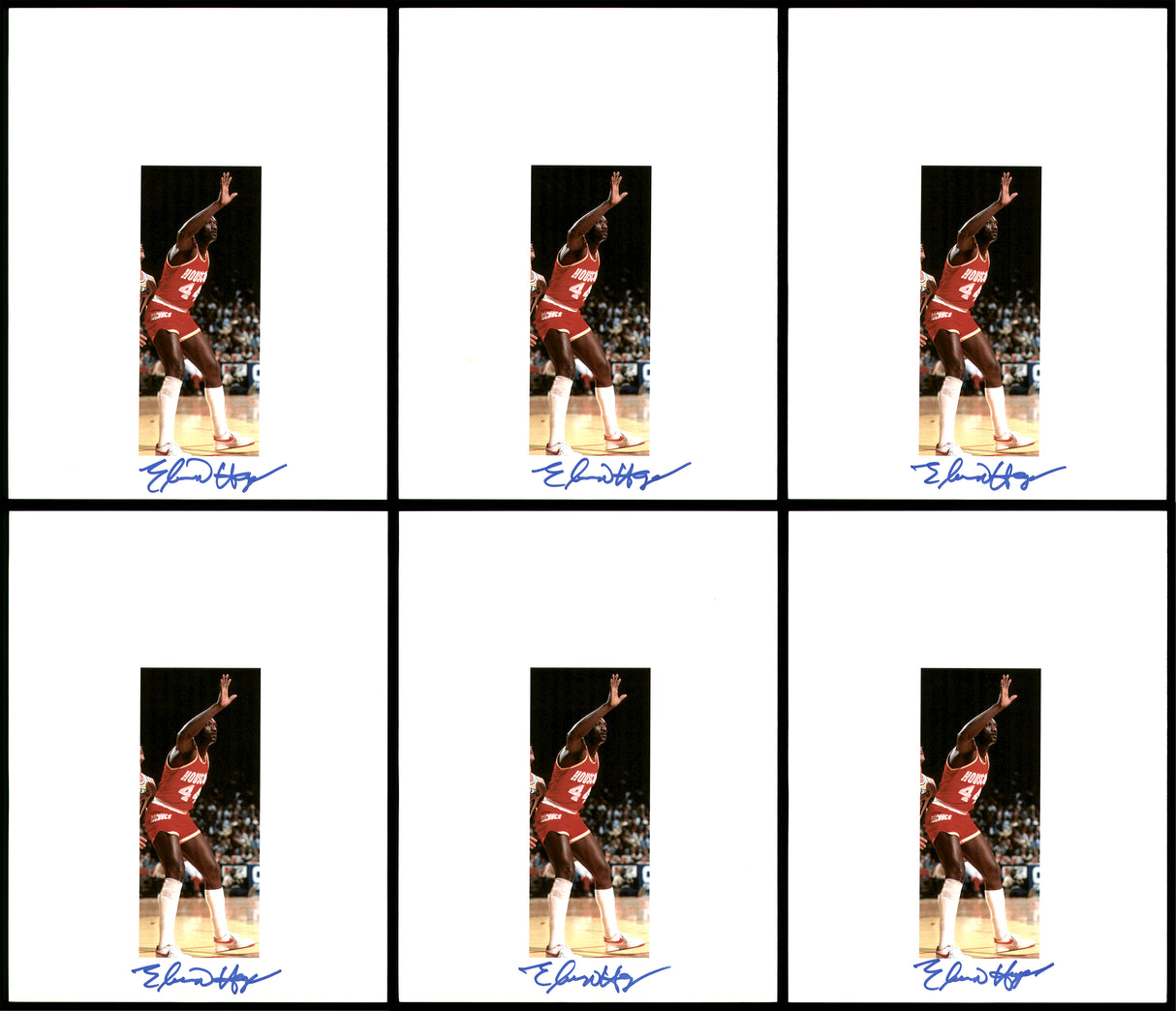 Elvin Hayes Autographed 8.5x11 Photo 12 Count Lot Houston Rockets SKU #194021