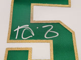 Boston Celtics Kevin Garnett Autographed White & Gold Authentic Mitchell & Ness Hardwood Classics 2008 Jersey Size M Beckett BAS QR Stock #203553