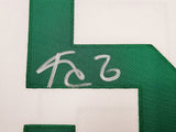 Boston Celtics Kevin Garnett Autographed White Authentic Mitchell & Ness Hardwood Classics 2007-2008 Jersey Size L Beckett BAS QR Stock #203551