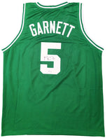 Boston Celtics Kevin Garnett Autographed Green Jersey Beckett BAS QR Stock #203548