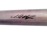 Jarred Kelenic Autographed Gray Chandler Game Model Bat Seattle Mariners Beckett BAS QR Stock #203535