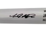 Jarred Kelenic Autographed Gray Rawlings Game Model Bat Seattle Mariners Beckett BAS QR Stock #203538