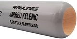 Jarred Kelenic Autographed Gray Rawlings Game Model Bat Seattle Mariners Beckett BAS QR Stock #203538