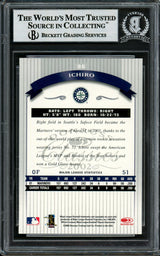 Ichiro Suzuki Autographed 2002 Donruss Classics Card #96 Seattle Mariners Beckett BAS Stock #194222