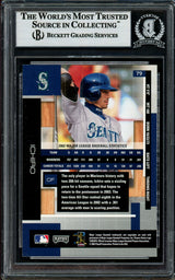 Ichiro Suzuki Autographed 2003 Playoff Absolute Memorabilia Card #79 Seattle Mariners Beckett BAS Stock #194261