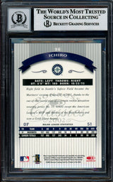 Ichiro Suzuki Autographed 2002 Donruss Classics Card #96 Seattle Mariners Auto Grade Gem Mint 10 Beckett BAS Stock #194313