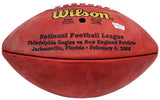 Tom Brady Autographed Official NFL Leather Super Bowl XXXIX Logo Football Fanatics Holo #AA0104078