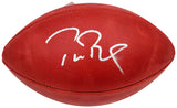 Tom Brady Autographed Official NFL Leather Super Bowl LV Logo Football Fanatics Holo #AA0104045