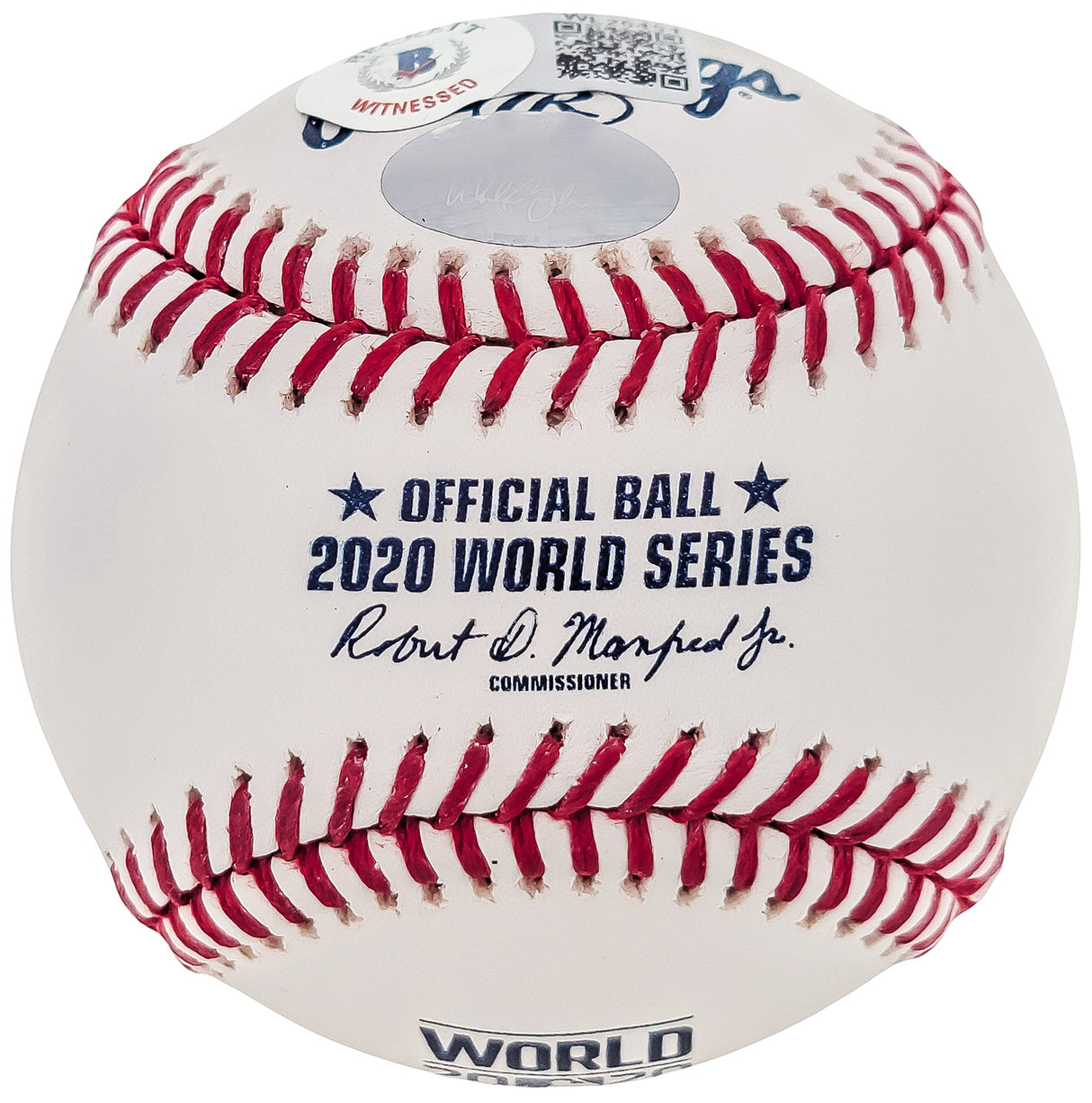 Walker Buehler Autographed Official 2020 World Series MLB Baseball Los Angeles Dodgers "2020 WS Champs" Beckett BAS QR Stock #203868