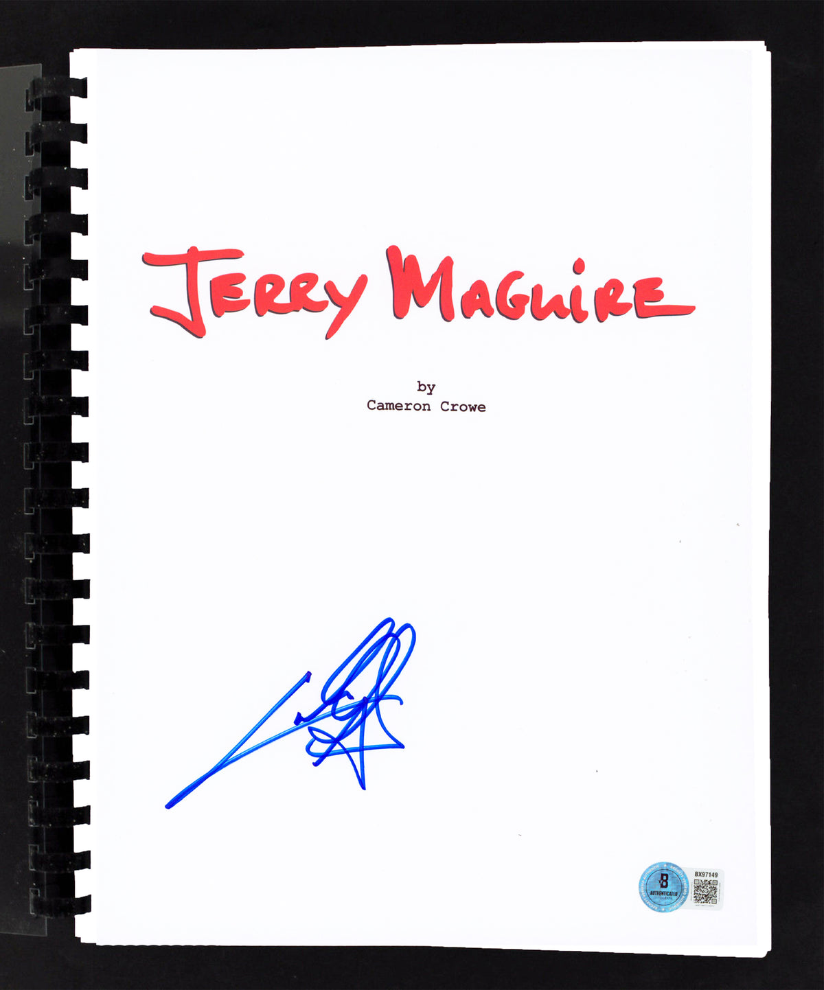 Cuba Gooding Jr. Jerry Maguire Authentic Signed Movie Script BAS #BX97149