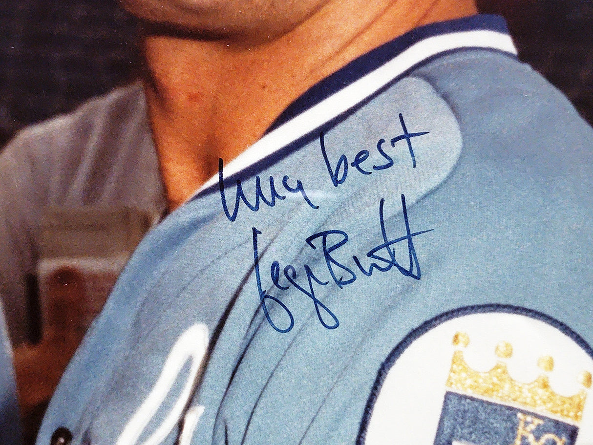 George Brett Autographed Framed 16x20 Photo Kansas City Royals "My Best" Beckett BAS #BD47921