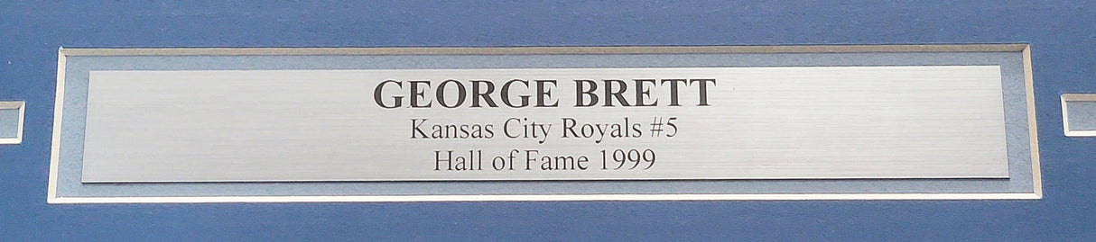 George Brett Autographed Framed 16x20 Photo Kansas City Royals "My Best" Beckett BAS #BD47921