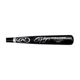 Bo Jackson Autographed Black Rawlings Pro Baseball Bat - BWA