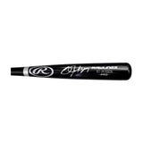 Bo Jackson Autographed Black Rawlings Pro Baseball Bat - BWA