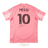 Lionel Messi Autographed 2025 Inter Miami Pink Home Replica Jersey Panini