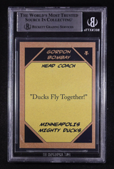 Emilio Estevez Signed Custom Mighty Ducks Trading Card - Beckett Authentic Auto