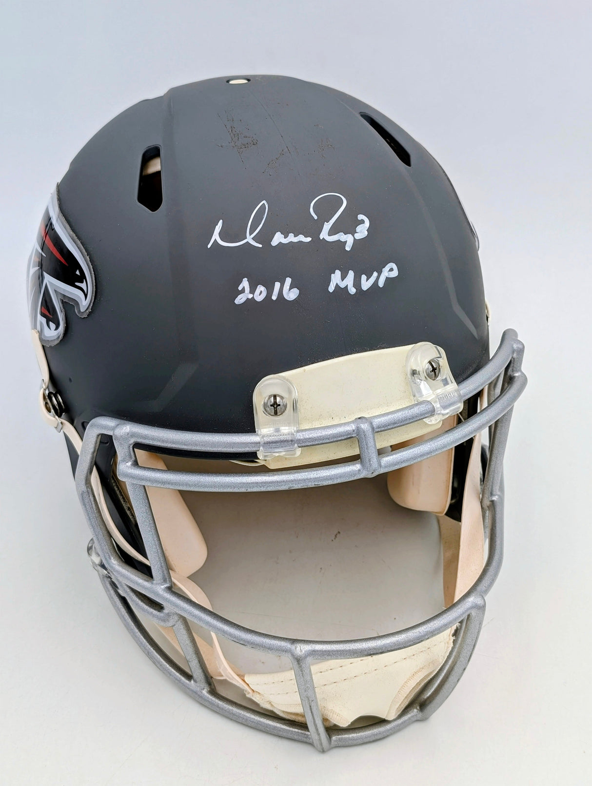 Matt Ryan Signed 2016 MVP Falcons Custom F/S Authentic Helmet - Beckett