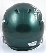Dallas Goedert Autographed Philadelphia Eagles Speed Mini Helmet - Fanatics