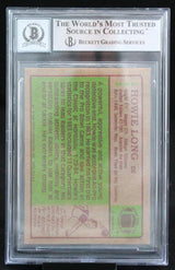 1984 Topps #111 Howie Long Auto Oakland Raiders BGS Autograph 10
