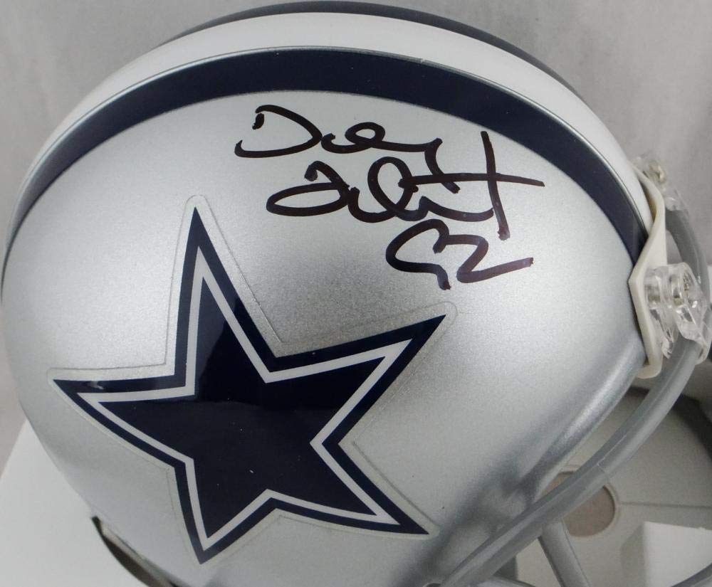 Tony Tolbert Signed Dallas Cowboys Mini Helmet -Jersey Source Auth