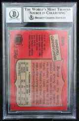 1987 Topps #296 Randall Cunningham Philadelphia Eagles BGS Autograph 10