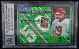 1993 Stadium Club #440 Joe Montana Auto Kansas City Chiefs BGS Autograph 10