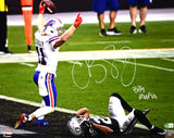 Cole Beasley Signed Bills 16x20 Touchdown Photo w/Bills Mafia- Beckett W Holo