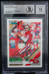 2019 Donruss #226 Joe Montana Auto San Francisco 49ers BGS Autograph 10