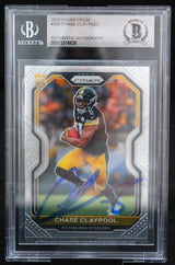 2020 Panini Prizm #392 Chase Claypool Pittsburgh Steelers BGS Auto 10
