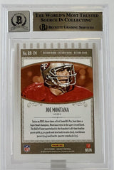 2019 Panini Legacy Record Book #8 Joe Montana Auto SF 49ers BGS Autograph 10