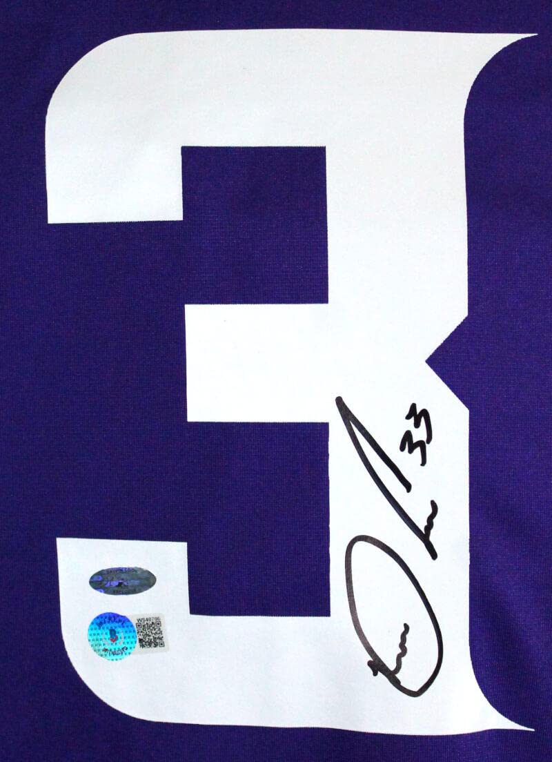 Dalvin Cook Autographed Purple Minnesota Vikings NFL Nike Game Jersey-BAW Holo