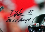 Devin White Signed Buccaneers 16x20 Arms Up Photo W/ Insc- Beckett W Auth *Blac