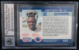 1990 Pro Set #685 Emmitt Smith Auto Dallas Cowboys BGS Autograph 10