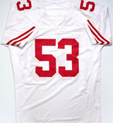 NaVorro Bowman Autographed White Pro Style Jersey- Beckett W Hologram *Black
